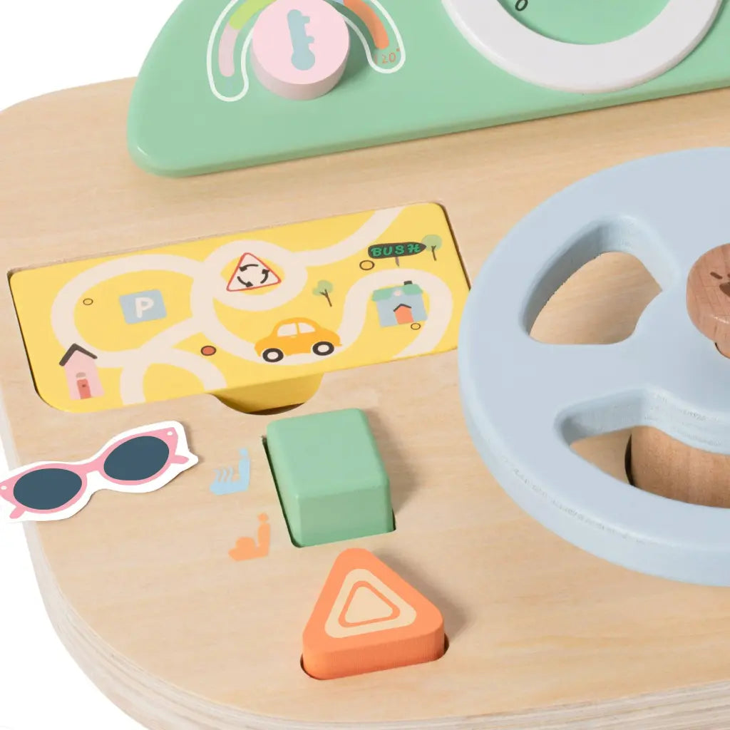 Multifunctional Steering Wheel Busy Board 5 pcs
