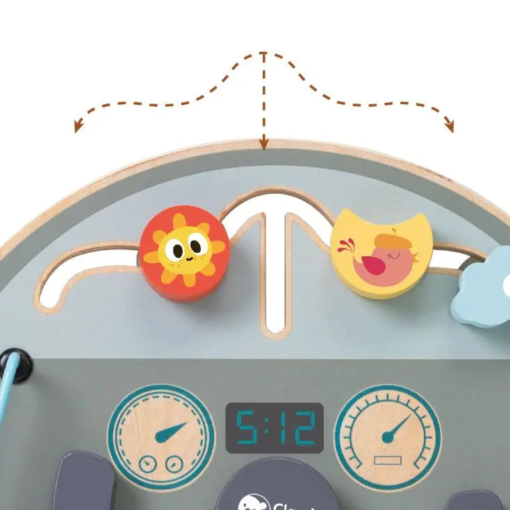Multifunctional Traveling Steering Wheel Busy Board