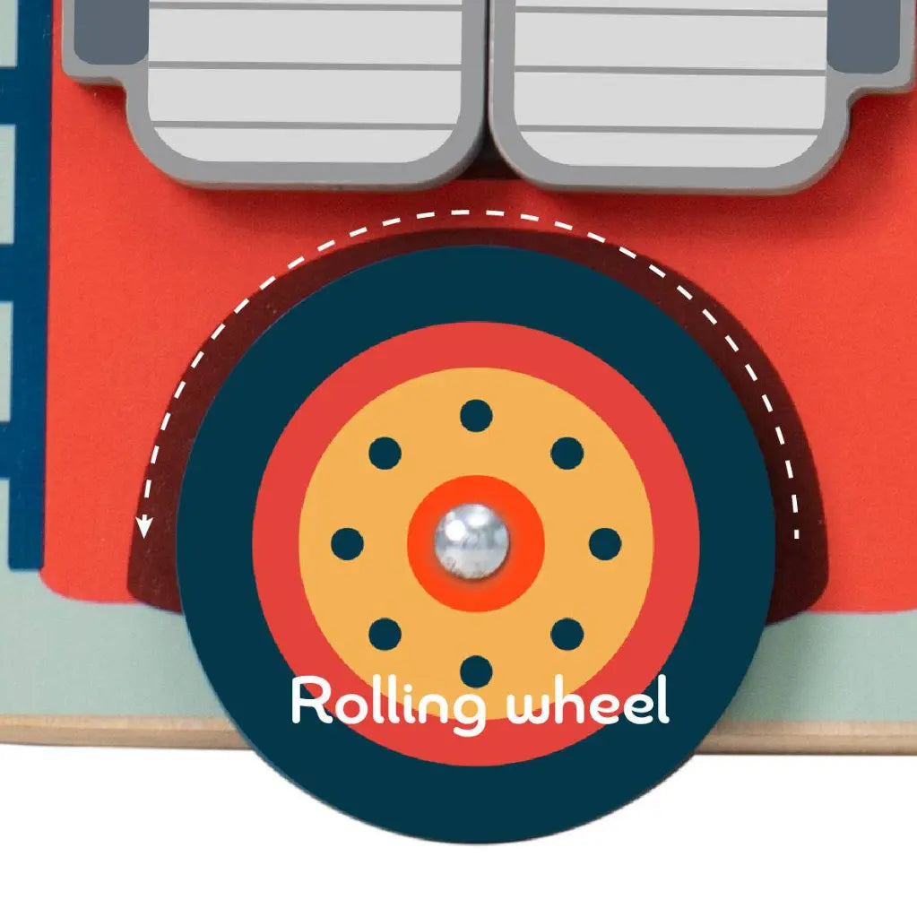 Multifunctional Fire Truck Busy Board