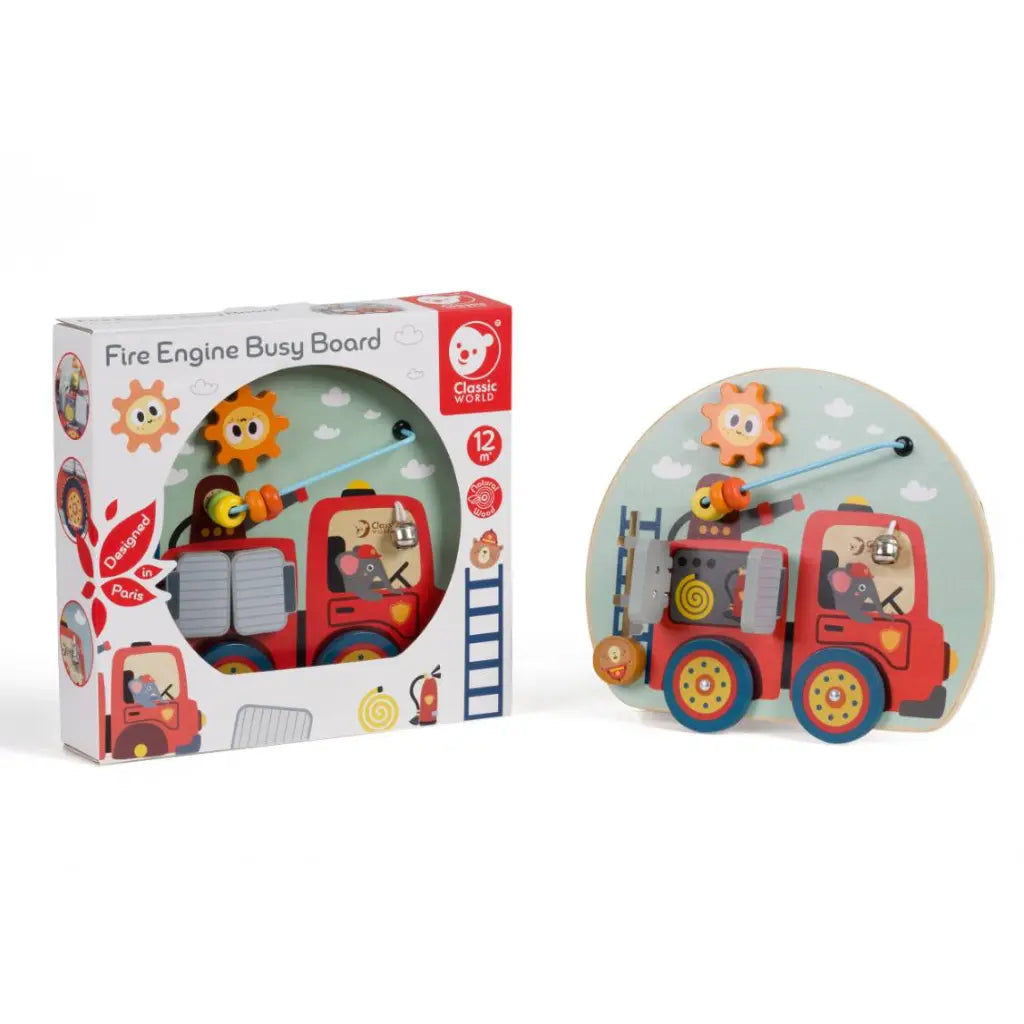 Multifunctional Fire Truck Busy Board