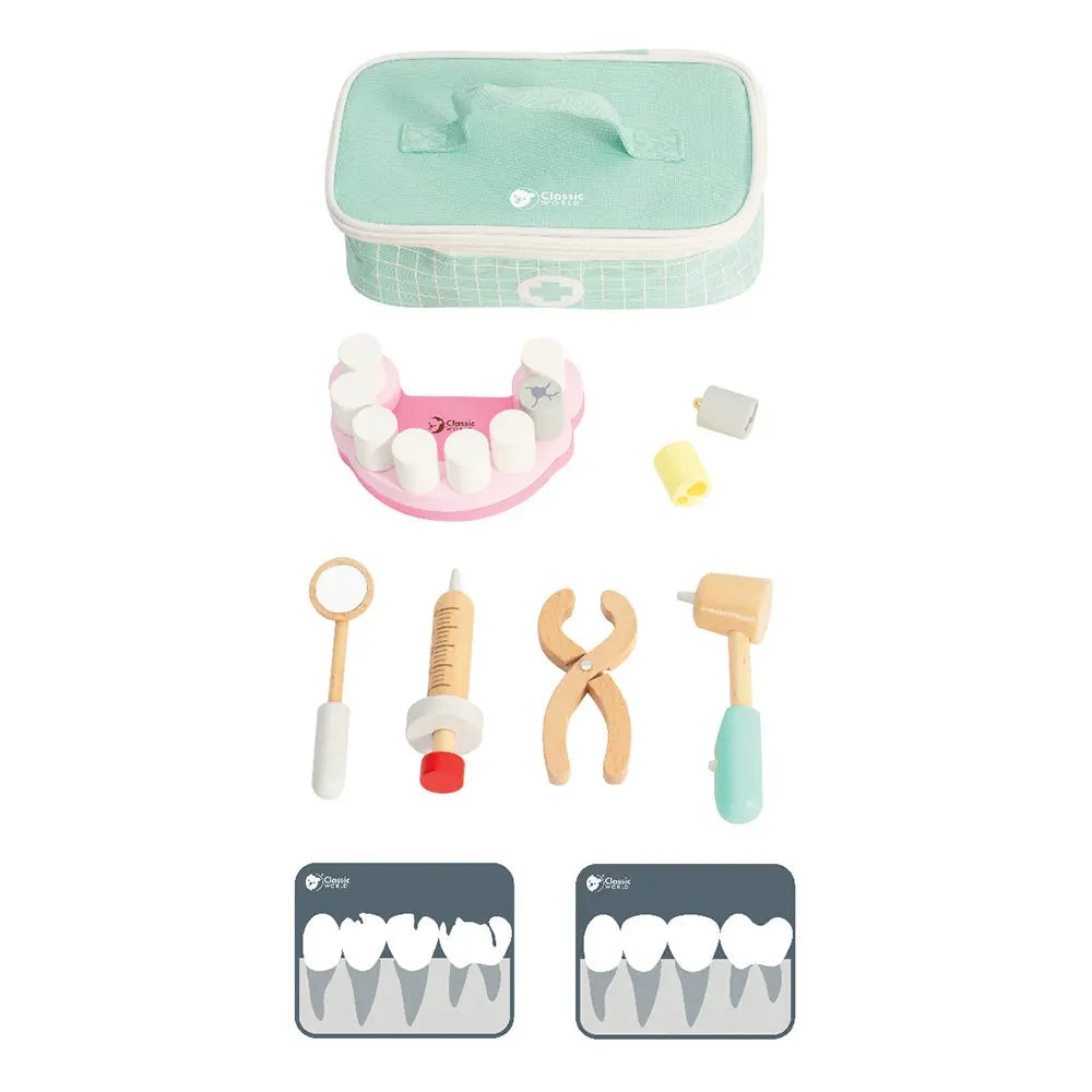 Wooden Little Dentist Playset