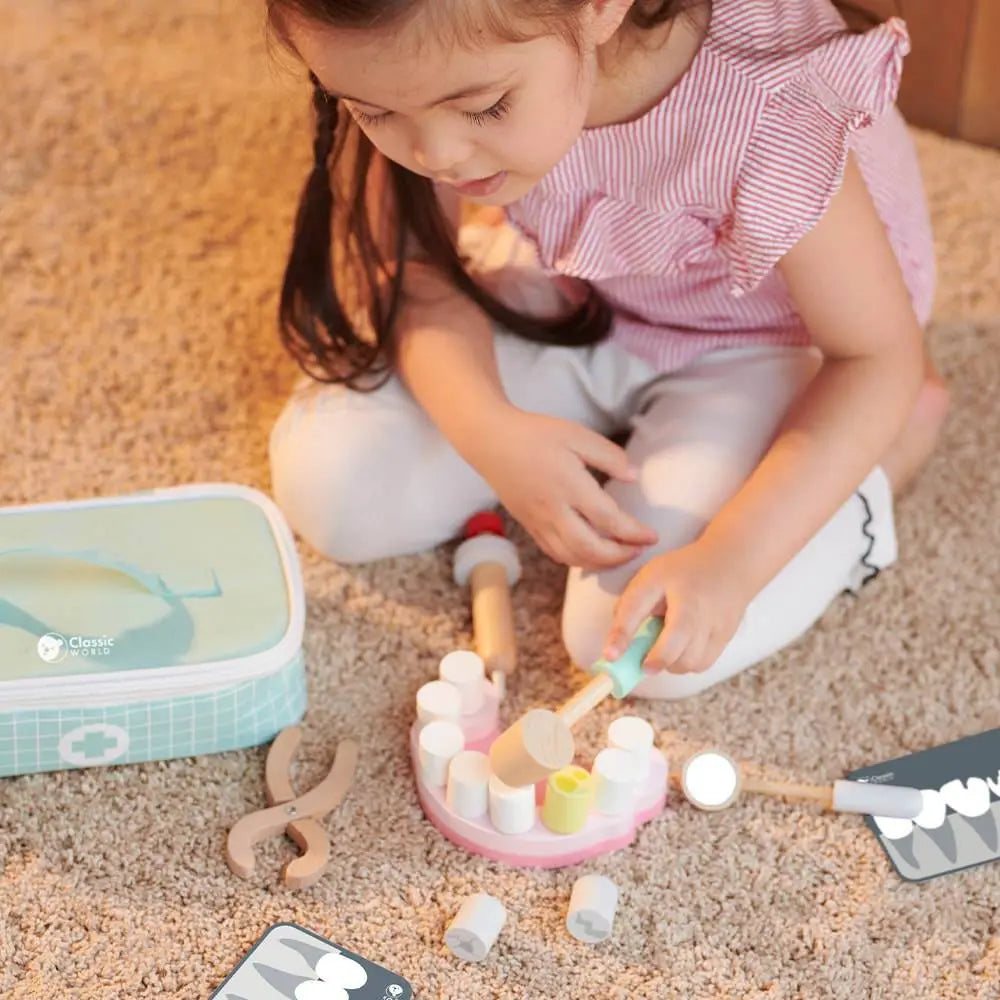 Wooden Little Dentist Playset