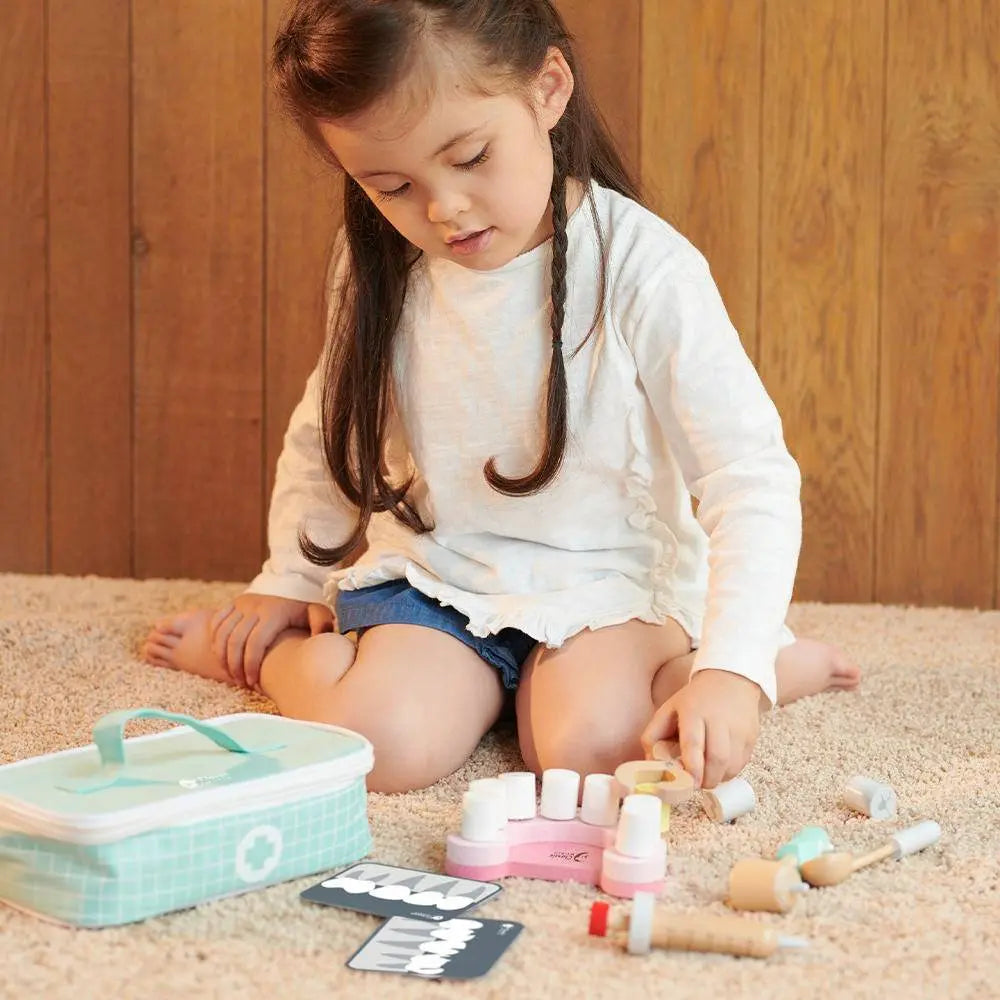 Wooden Little Dentist Playset