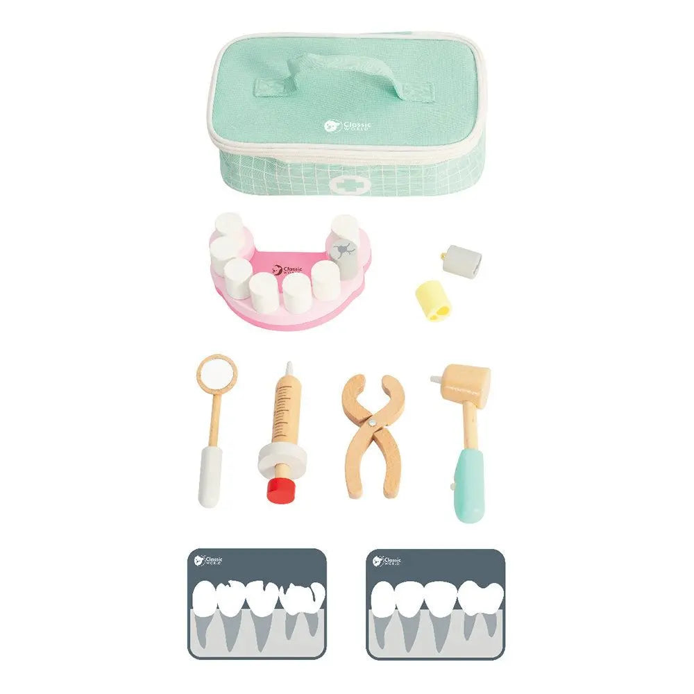 Wooden Little Dentist Playset