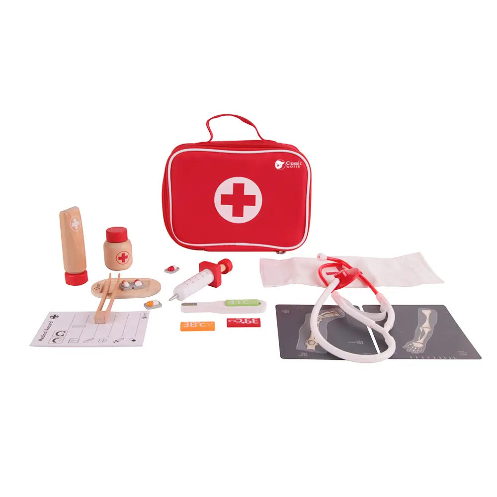 Wooden Doctor Playset