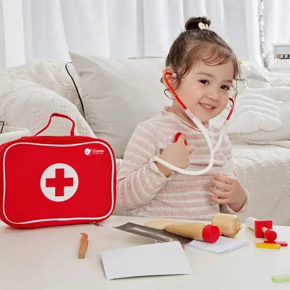 Wooden Doctor Playset