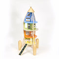 Wooden Space Rocket Playset