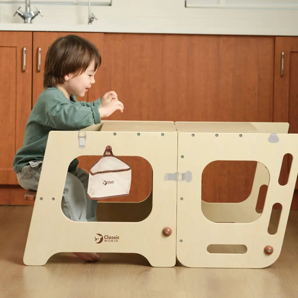 Wooden Convertible Helper Tower